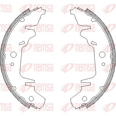 Тормозные колодки REMSA 4020.00