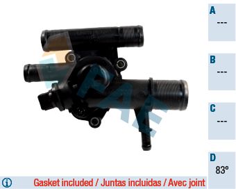 Termostats, Dzesēšanas šķidrums FAE 5323883