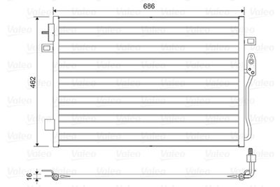 Kondensators, Gaisa kond. sistēma VALEO 814453
