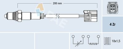 Лямбда-зонд FAE 77786