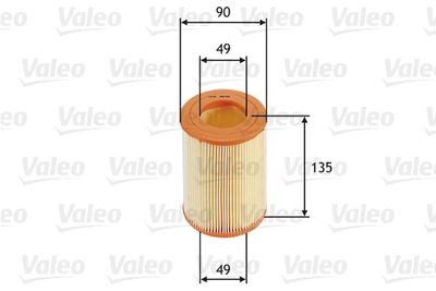 Gaisa filtrs VALEO 585681