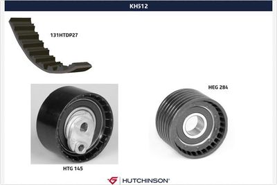 Zobsiksnas komplekts HUTCHINSON KH 512
