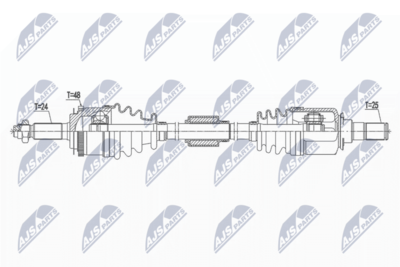 Приводной вал NTY NPW-HY-551