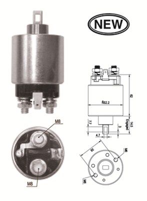 Ievilcējrelejs, Starteris MAGNETI MARELLI 940113050553