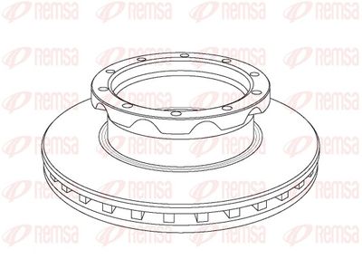Bremžu diski REMSA NCA1050.20