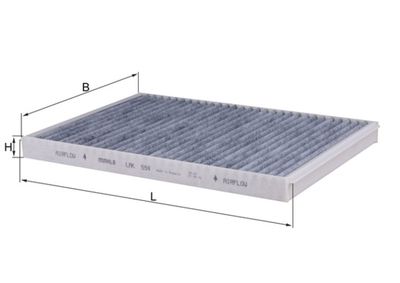 Фильтр, воздух во внутренном пространстве MAHLE LAK 594