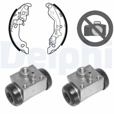 Bremžu loku komplekts DELPHI KP1067