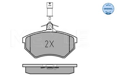 Bremžu uzliku kompl., Disku bremzes MEYLE 0252090119W