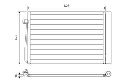 Конденсатор, кондиционер VALEO 817850