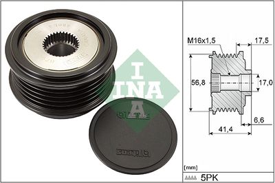 Механизм свободного хода генератора Schaeffler INA 535 0071 30