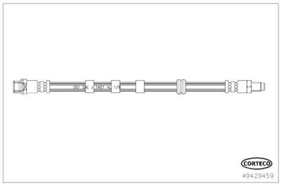 Bremžu šļūtene CORTECO 49429459