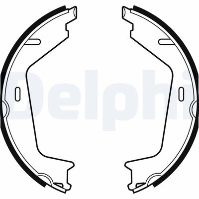 Bremžu loku komplekts DELPHI LS2144