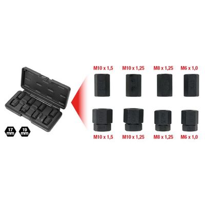 Izskrūvēšanas instrumentu komplekts, Tapskrūve KS TOOLS 670.0255