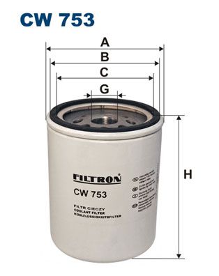 Dzesēšanas šķidruma filtrs FILTRON CW753
