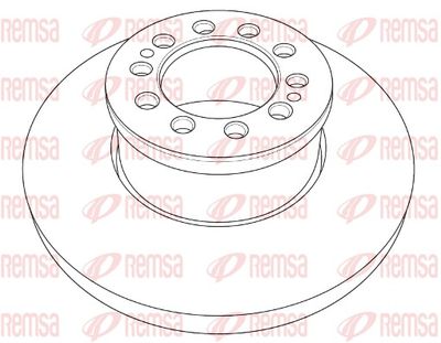Bremžu diski REMSA NCA1203.10