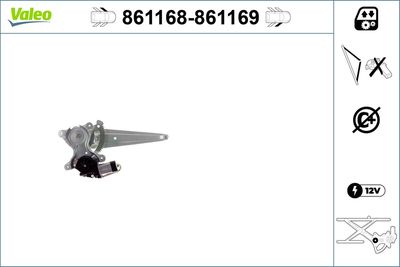 Стеклоподъемник VALEO 861168
