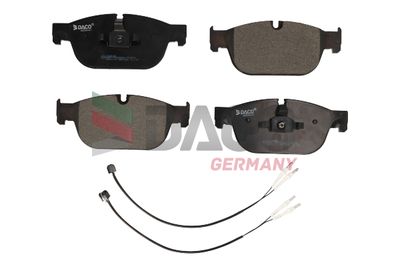 Комплект тормозных колодок, дисковый тормоз DACO 320606