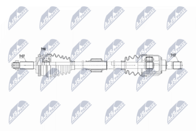 Приводной вал NTY NPW-KA-416
