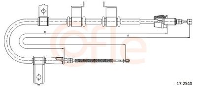 Trose, Stāvbremžu sistēma COFLE 17.2540