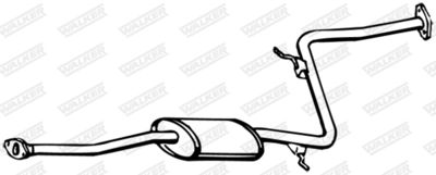 Vidējais izpl. gāzu trokšņa slāpētājs WALKER 15771