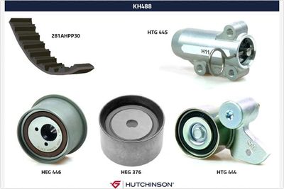 Комплект ремня ГРМ HUTCHINSON KH 488