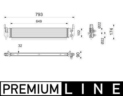 Zemas temperatūras dzesētājs, Starpdzesētājs MAHLE CIR 31 000P