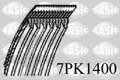 Поликлиновой ремень SASIC 7PK1400