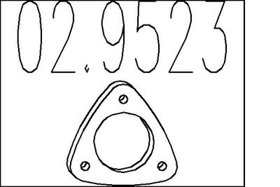 Blīve, Izplūdes caurule MTS 02.9523