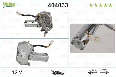 Stikla tīrītāju motors VALEO 404033