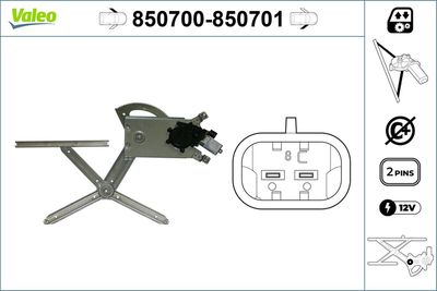 Стеклоподъемник VALEO 850700