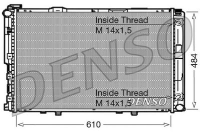 Radiators, Motora dzesēšanas sistēma DENSO DRM17039