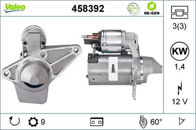 Starteris VALEO 458392