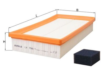 Воздушный фильтр MAHLE LX 798/1