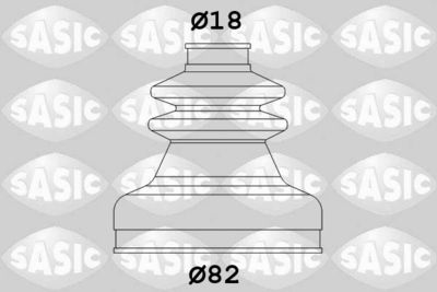 Комплект пыльника, приводной вал SASIC 2873713