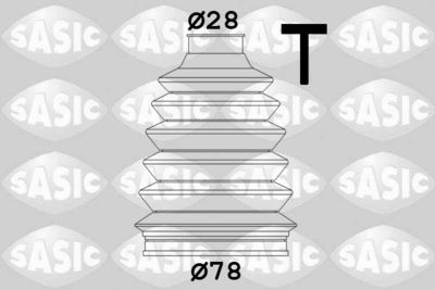 Комплект пыльника, приводной вал SASIC 4003456