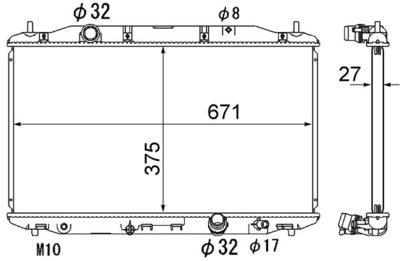 Radiators, Motora dzesēšanas sistēma MAHLE CR 1895 000S