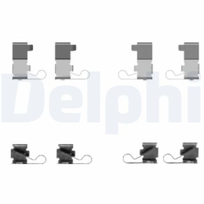 Piederumu komplekts, Disku bremžu uzlikas DELPHI LX0434