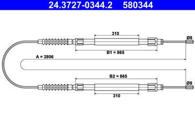 Trose, Stāvbremžu sistēma ATE 24.3727-0344.2