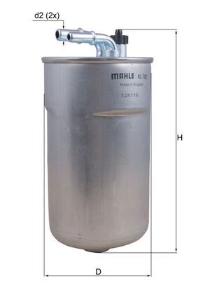 Degvielas filtrs KNECHT KL 792