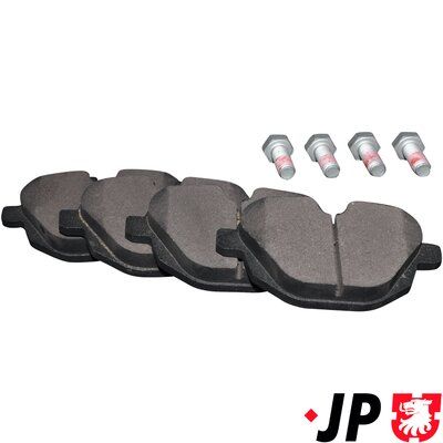 Bremžu uzliku kompl., Disku bremzes JP GROUP 1463701610