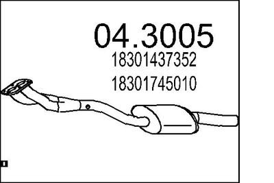 Катализатор MTS 04.3005