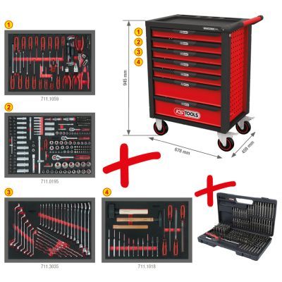 KS TOOLS 8267515 Instrumentu ratiņi