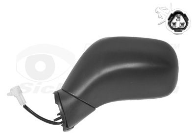 Ārējais atpakaļskata spogulis VAN WEZEL 3701805