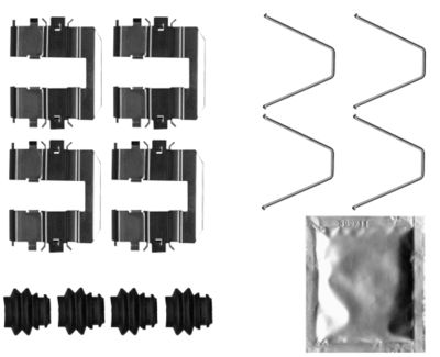 Комплектующие, колодки дискового тормоза TEXTAR 82543700