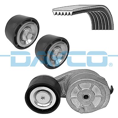 Ķīļrievu siksnu komplekts DAYCO KPV198HD