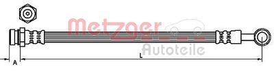 Bremžu šļūtene METZGER 4110829
