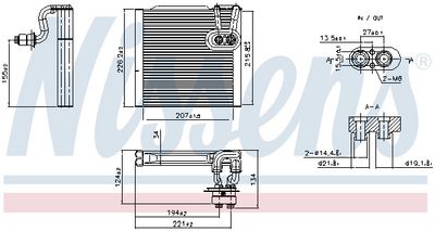 Испаритель, кондиционер NISSENS 92483