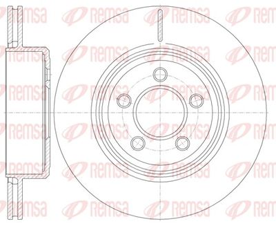 Тормозной диск REMSA 61270.10