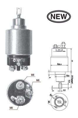 Ievilcējrelejs, Starteris MAGNETI MARELLI 940113050549