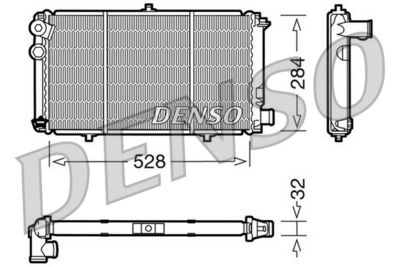Radiators, Motora dzesēšanas sistēma DENSO DRM07001